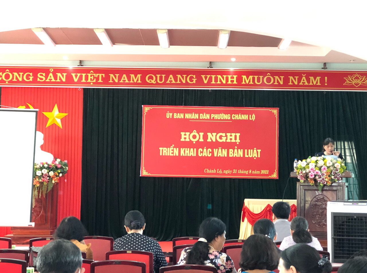 UBND phường Chánh Lộ tổ chức Hội nghị tuyên truyền các văn bản Luật về Cải...