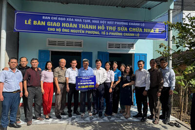 Ngày 06/5/2025, Ban Chỉ đạo triển khai chương trình xóa nhà tạm, nhà dột nát trên địa bàn phường Chánh Lộ đã thực hiện hoàn thành chương trình xóa nhà tạm, nhà dột nát cho hộ nghèo, hộ cận nghèo, hộ chính sách có công.